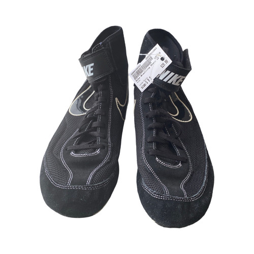 Vist Large View of Product Image Which is Used Nike Wrestling Shoes Black Senior 9.5