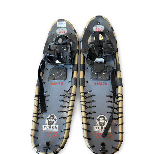 Vist Large View of Product Image Which is Used Yukon Charlie's Snowshoes Mens Grey 32"