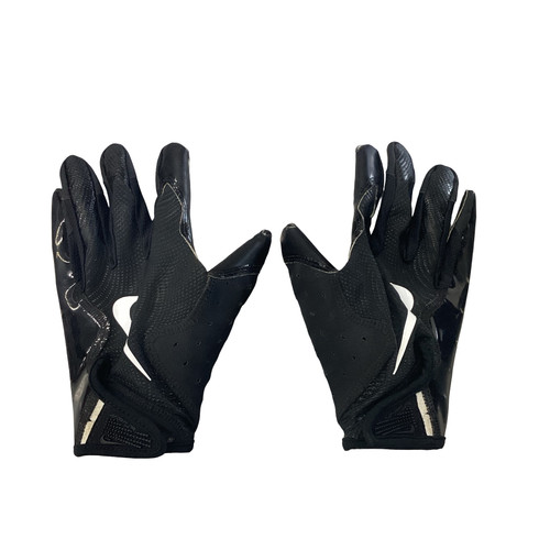 Vist Large View of Product Image Which is Used Nike VAPOR RECEIVER GLOVES FB Gloves Black SM