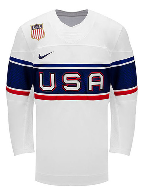 Vist Large View of Product Image Which is New Team USA Hockey Jersey SM