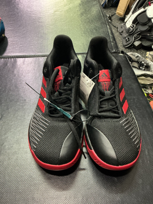 Vist Large View of Product Image Which is Used Adidas CLOUDFOAM Basketball Shoes M Black Youth 10.0