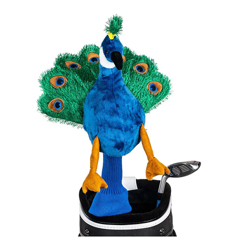 Vist Large View of Product Image Which is New Daphne's Golf Driver Headcover- Peacock