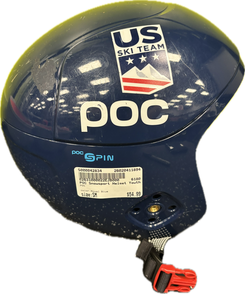 Vist Large View of Product Image Which is Used POC Snowsport Helmet Youth Royal Blue SM