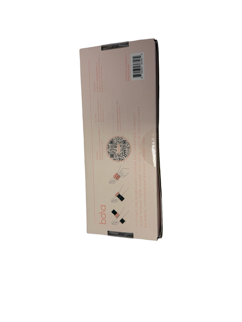 Vist Large View of Product Image Which is New BALA BANGLES Wrist Weights Blush 1lb Each