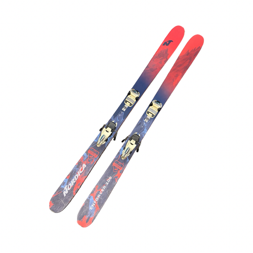 Vist Large View of Product Image Which is Used Nordica ENFORCER 100 Mens DH Ski/Binding Navy Blue And Red 177 cm
