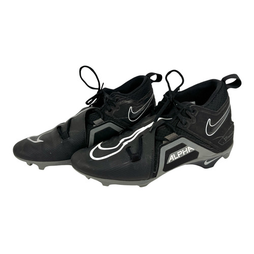 Vist Large View of Product Image Which is Used Nike ALPHA Football Cleats Black Men's 12