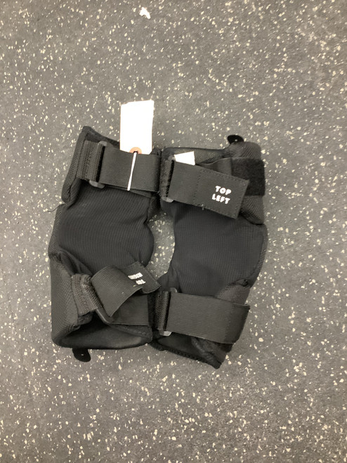 Vist Large View of Product Image Which is Used Warrior BURN NEXT Lacrosse Arm Pads/Guards Black SM