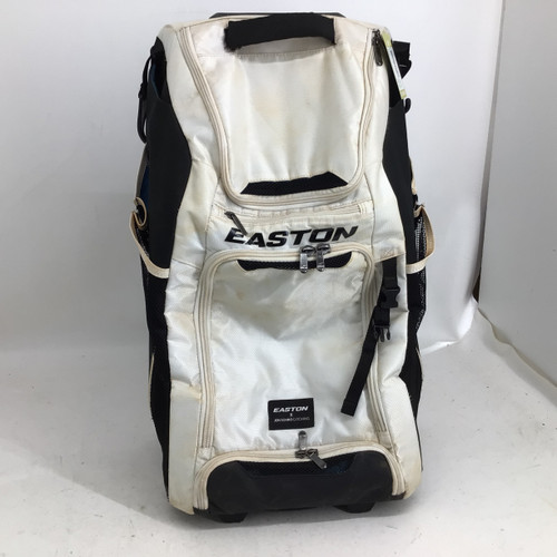 Vist Large View of Product Image Which is Used Easton JEN SCHRO WHEELED CATCHER BAG BB/SB Player Wheeled Bag White