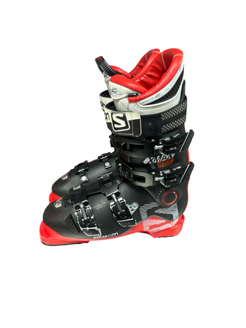 Vist Large View of Product Image Which is Used Salomon X MAX 100 Mens DH Ski Boot Red 255 MP - M07.5 - W08.5