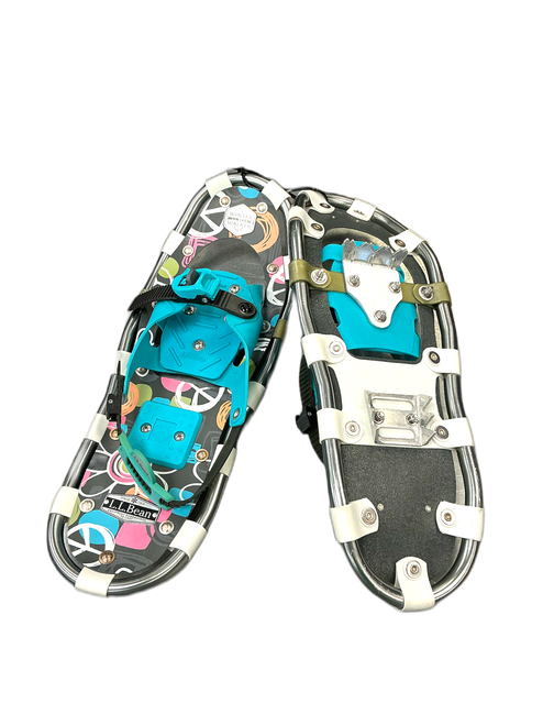 Vist Large View of Product Image Which is Used L.L. Bean Snowshoes Boys Grey 19"