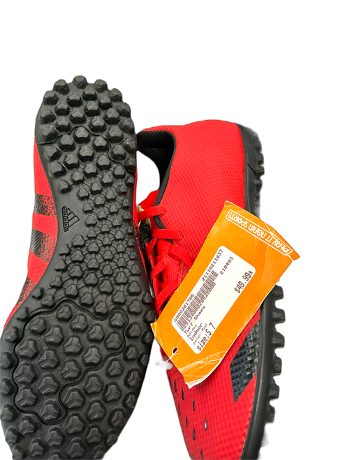 Vist Large View of Product Image Which is Used Adidas Soccer Turf Shoes Red Senior 7