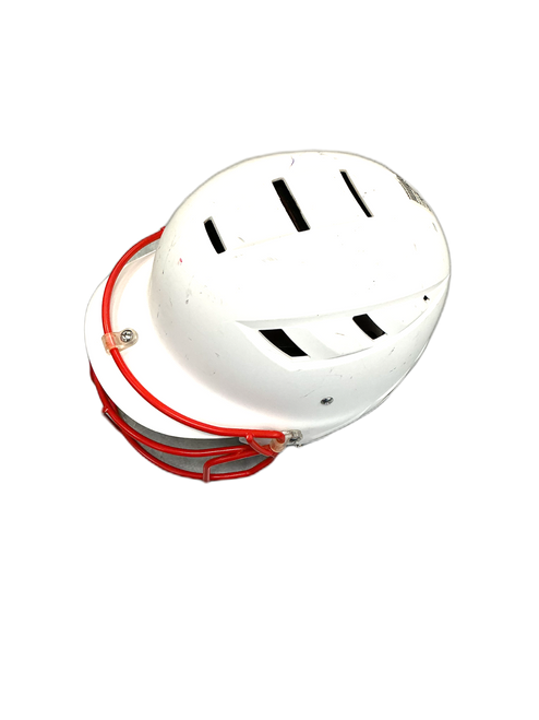 Vist Large View of Product Image Which is Used Schutt HELMET/CAGE Batting Helmet w/Mask White One Size