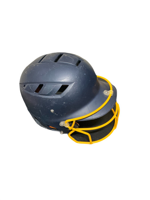 Vist Large View of Product Image Which is Used RIP-IT BATTING HELMET W/CAGE Batting Helmet w/Mask Orange S/M