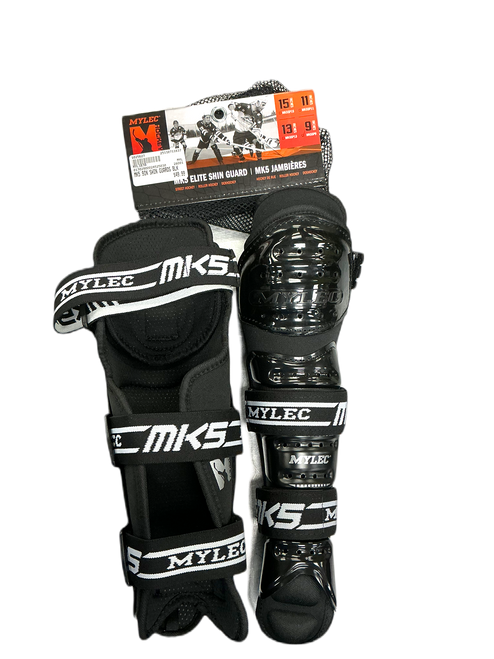 Vist Large View of Product Image Which is New MK5 9IN SHIN GUARDS BLK