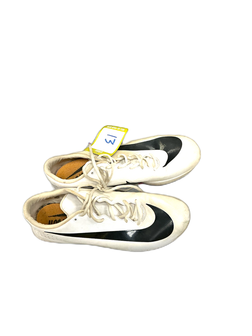 Vist Large View of Product Image Which is Used Nike Track & Field Cleats Adult White Senior 13