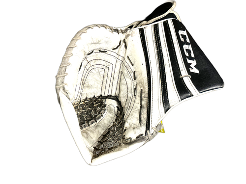Vist Large View of Product Image Which is Used CCM PREMIER R1.9 Inter Goalie Catcher White