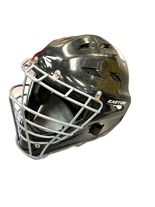 Vist Large View of Product Image Which is Used Easton CATCHERS MASK Catchers Helmet w/Mask Black One Size