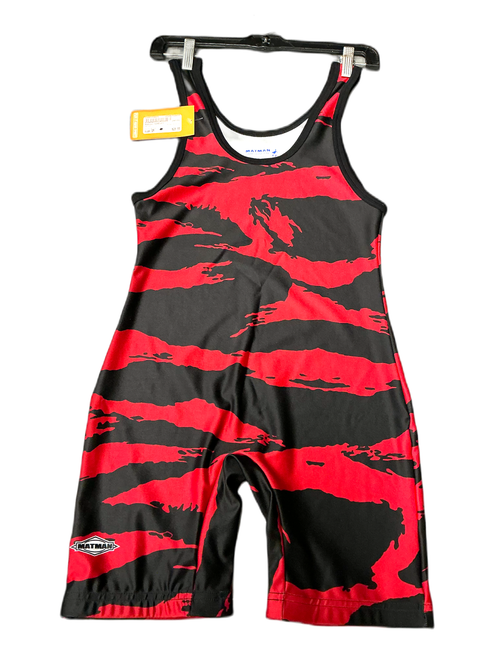Vist Large View of Product Image Which is Used Matman SINGLET Wrestling Singlet Black SM