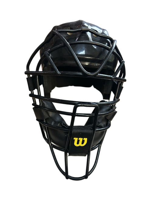 Vist Large View of Product Image Which is Used Wilson EZ Catchers Helmet w/Mask Black One Size