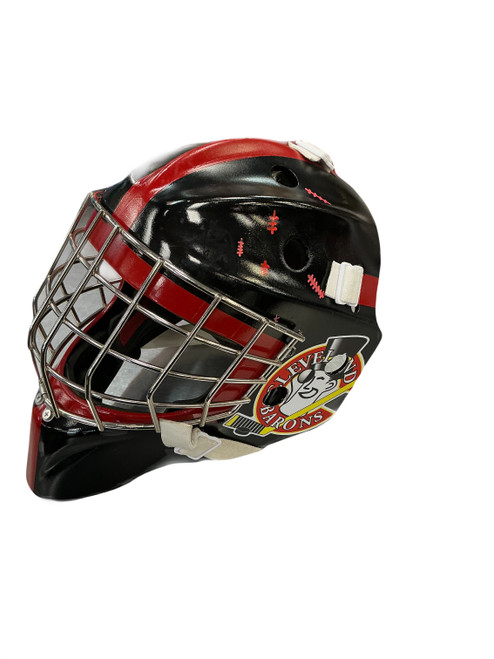 Vist Large View of Product Image Which is Used CCM GFL PRO Senior Goalie Helmet/Mask Black MD
