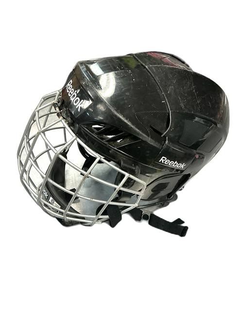 Vist Large View of Product Image Which is Used Reebok 3K Helmet Cage Combo Black SM