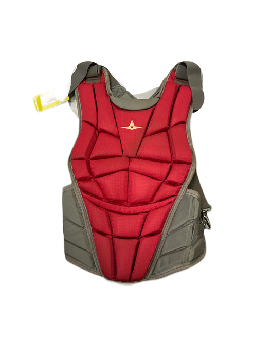 Vist Large View of Product Image Which is Used All-Star AFX CHEST Catchers Chest Protector Red Adult