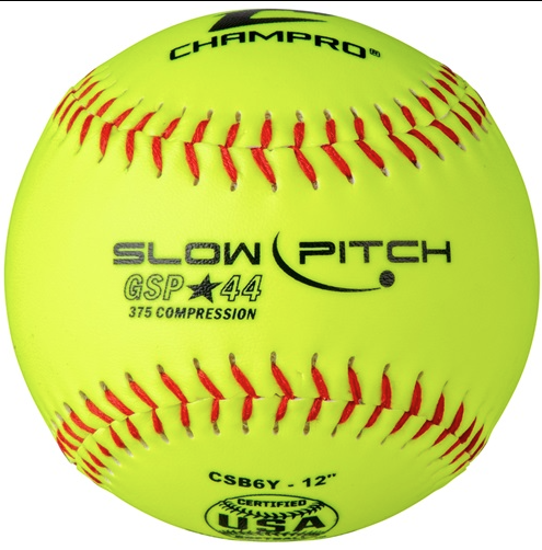 Vist Large View of Product Image Which is ASA/USA 12" Game Slowpitch Durahide Cover .44 COR Softballs GSP-44