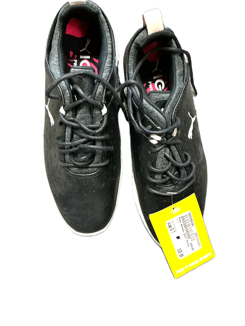 Vist Large View of Product Image Which is Used Puma Womens Golf Shoes Black Senior 7