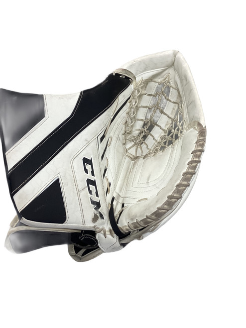 Vist Large View of Product Image Which is Used CCM AXIS Senior Goalie Catcher White
