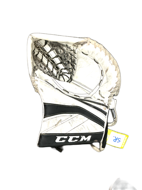 Vist Large View of Product Image Which is Used CCM P2.9 Senior Goalie Catcher Black And White