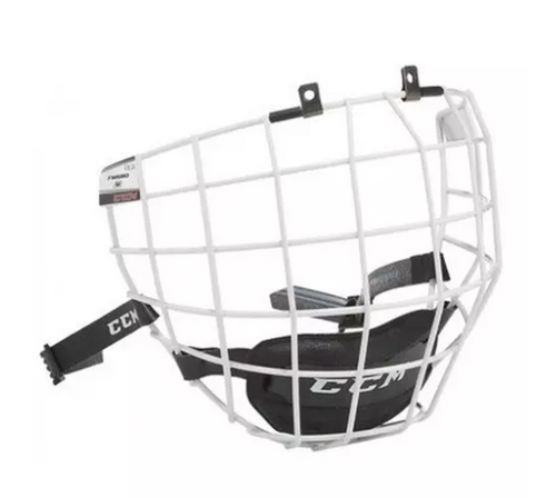 Vist Large View of Product Image Which is Senior CCM Resistance 580 Facemask - White