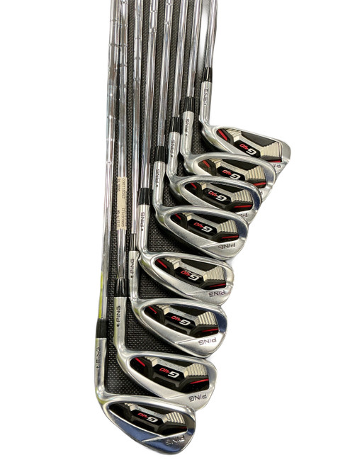 Vist Large View of Product Image Which is Used Ping G410 Mens Iron Set RH 4I-GW/AW