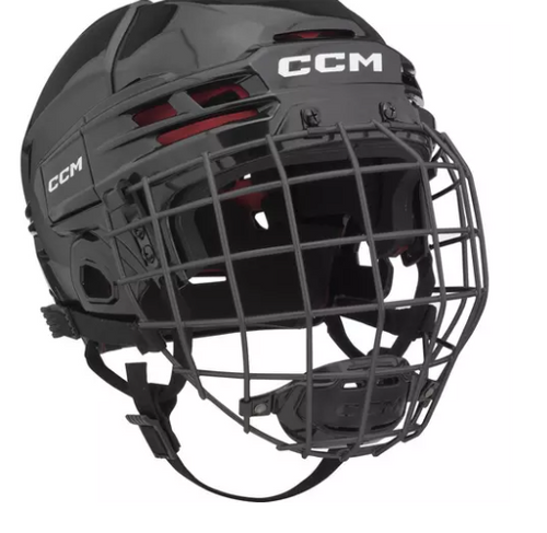 Vist Large View of Product Image Which is Medium - Black - Senior CCM Tacks 70 Combo Hockey Helmet