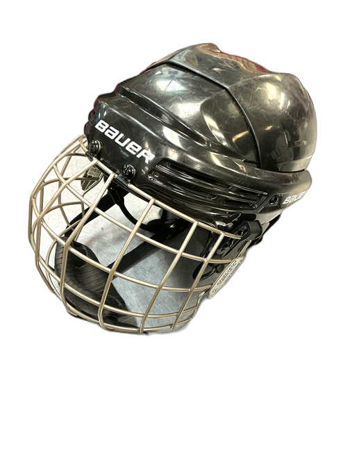 Vist Large View of Product Image Which is Used Bauer 2100 Helmet Cage Combo Black SM