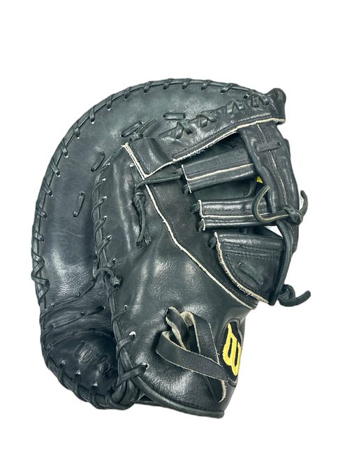 Vist Large View of Product Image Which is Used Wilson A2000 BB/SB First Base LH Throw Black 12"