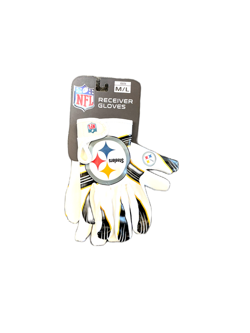 Vist Large View of Product Image Which is New Steelers Receiver Gloves Y