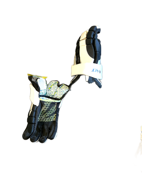 Vist Large View of Product Image Which is Used DeBeer GAIT Lacrosse Gloves Mens Black LG