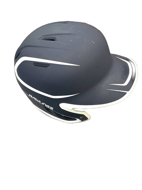 Vist Large View of Product Image Which is Used Rawlings MACH EXT Batting Helmet No Mask Navy Blue One Size