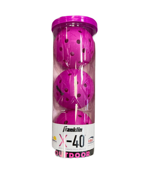 Vist Large View of Product Image Which is New Pickleball X-40 3pk Balls