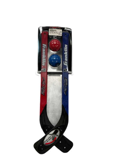 Vist Large View of Product Image Which is Franklin Sports NHL Flexplay 2-Player Stick & Ball Set