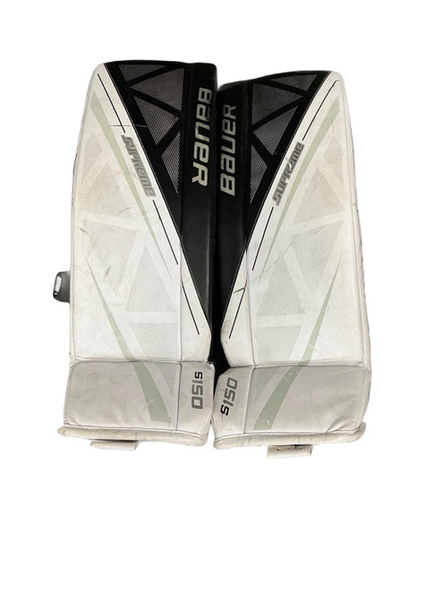 Vist Large View of Product Image Which is Used Bauer S150 Goalie Leg Pads Senior Black 35"