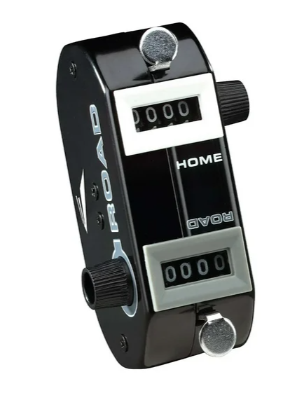 Vist Large View of Product Image Which is Easton Baseball & Softball Dual Pitch Counter, Black, 7.85 x 3.80 x 2.30 Inches