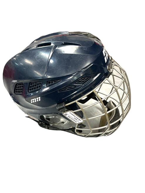 Vist Large View of Product Image Which is Used Cascade M11 Helmet Cage Combo Navy Blue MD