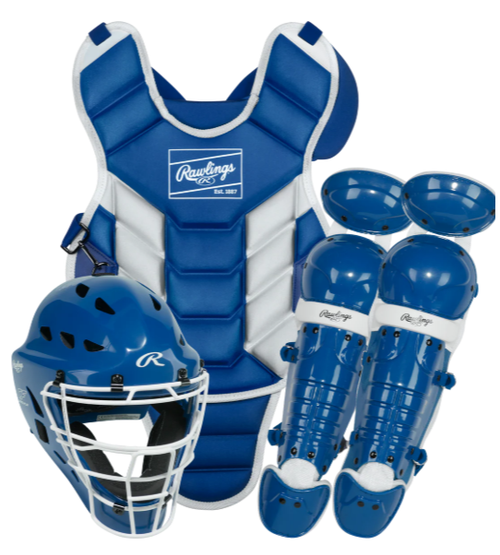 Vist Large View of Product Image Which is Blue - Rawlings Players 3 Series Junior Catcher's Set PLYCS3J 