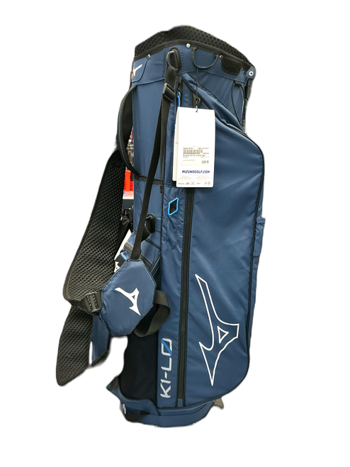 Vist Large View of Product Image Which is Used Mizuno K1-LO Mens Stand Bag Navy Blue