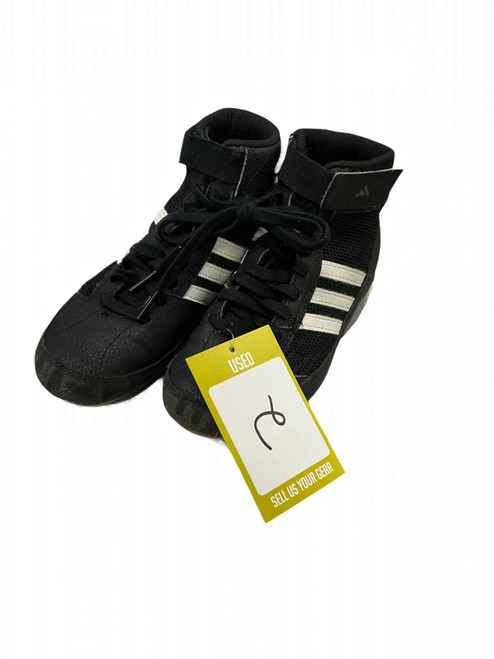 Vist Large View of Product Image Which is Used Adidas Wrestling Shoes Black Junior 02