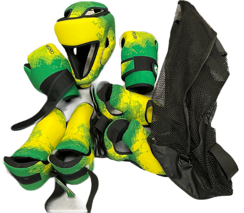 Vist Large View of Product Image Which is Used Century Martial Arts Head Gear Green