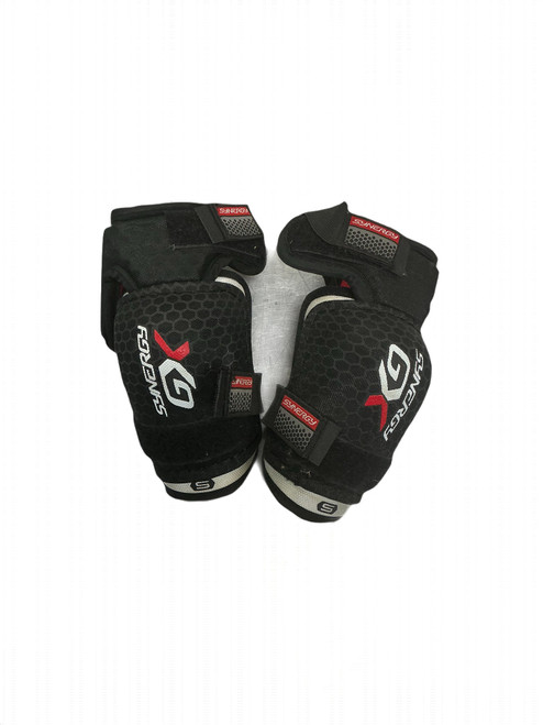 Vist Large View of Product Image Which is Used Easton STEALTH GX Youth Elbow Pads SM