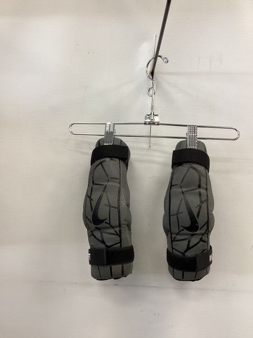 Vist Large View of Product Image Which is Used Nike VAPOR LT YTH Lacrosse Arm Pads/Guards Grey SM