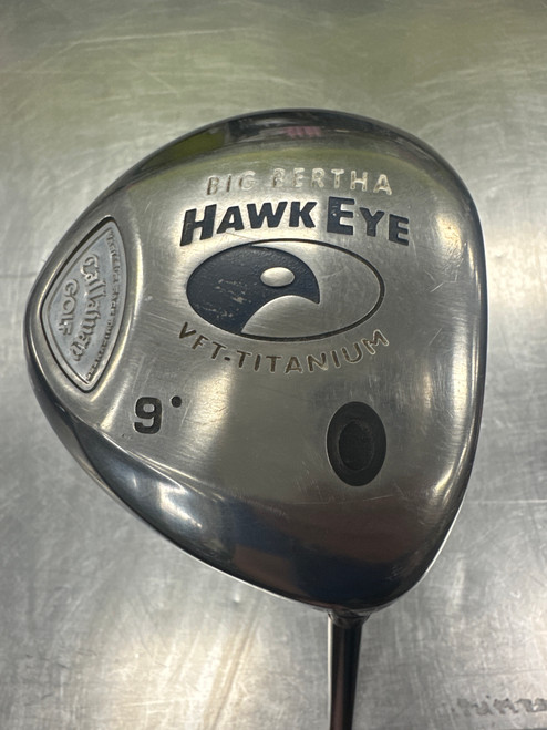Vist Large View of Product Image Which is Used Callaway BIG BERTHA HAWKEYE VFT Mens Driver RH 9.0 Degree